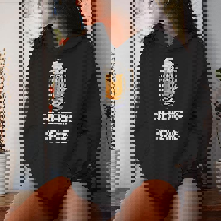 No Beer No Life レディースパーカー 彼女への贈り物