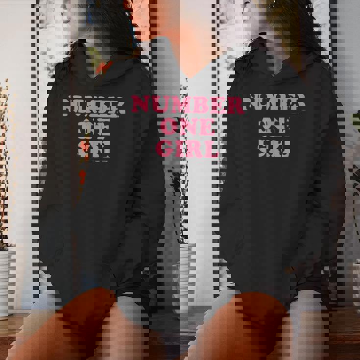 Number One Girl レディースパーカー 彼女への贈り物