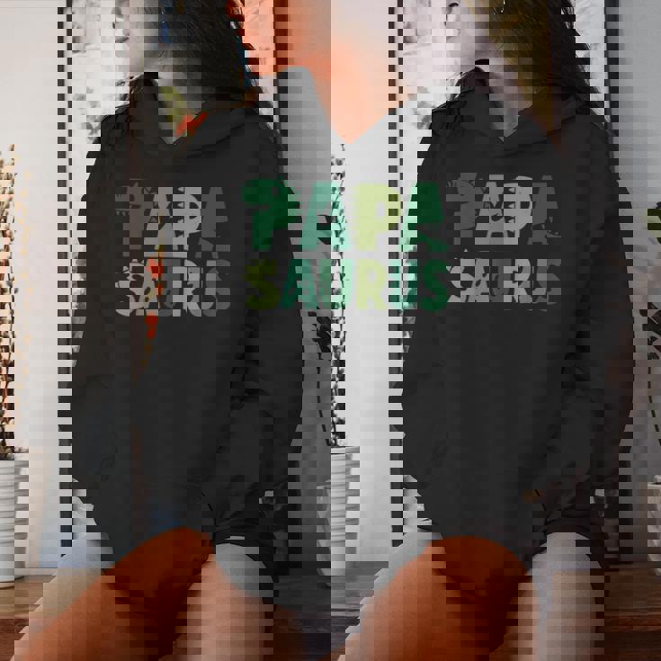 Papaaurus お揃い 家族 誕生日 恐竜 男性 女性 キッズ レディースパーカー 彼女への贈り物