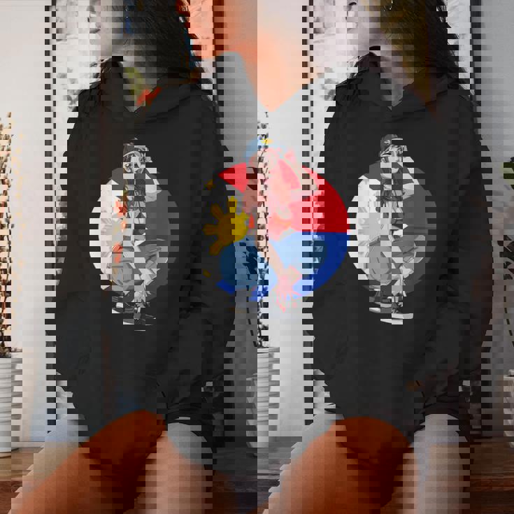 Pinay Girl フィリピン 強い フィリピン国旗 フィリピンプライド レディースパーカー 彼女への贈り物