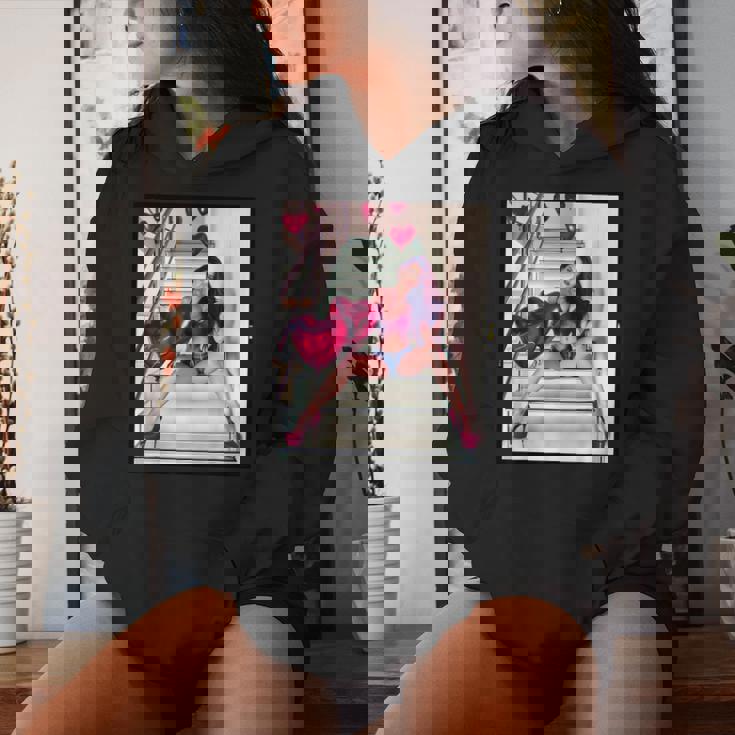 Pinup Girls 「バルーン付きセクシー赤毛ピンナップ1」 レディースパーカー 彼女への贈り物