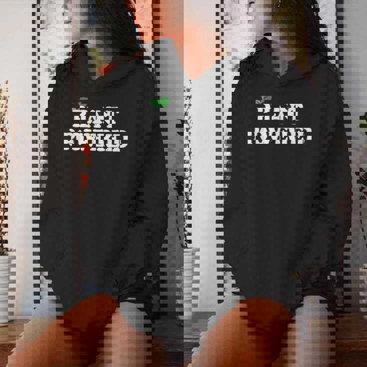 Plant Powered プラントパワー ヴィーガニズム ヴィーガン ベジタリアン レディースパーカー 彼女への贈り物