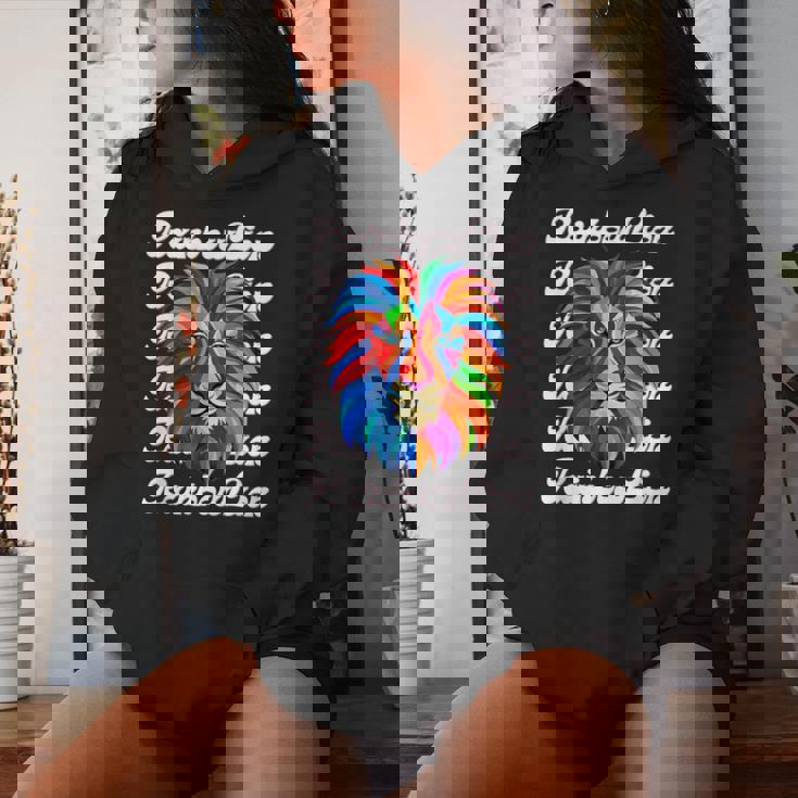 Rainbow Lion かっこいい おしゃれ ロゴ レディースパーカー 彼女への贈り物