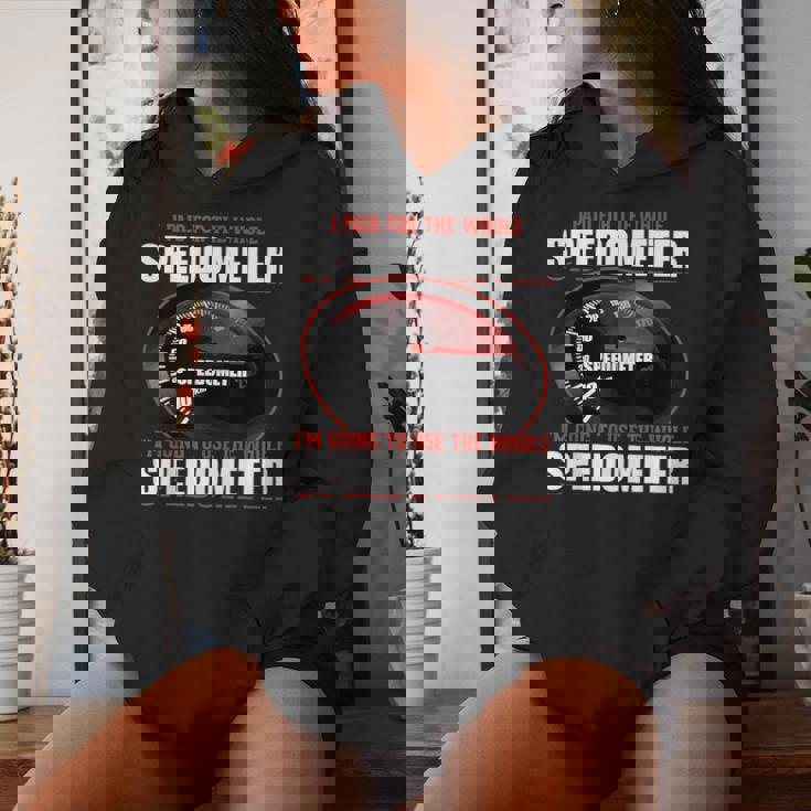 Sarcastic I Paid For The Whole スピードメーター レディースパーカー 彼女への贈り物