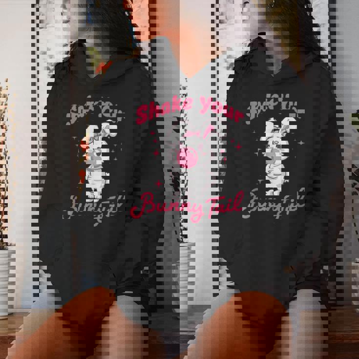 Shake Your Bunny Tail 愛らしいバブルガム レディースパーカー 彼女への贈り物