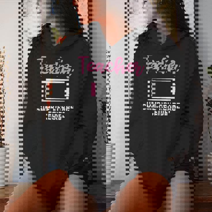 Teacherummer Recharge Required シャツ レディースパーカー 彼女への贈り物