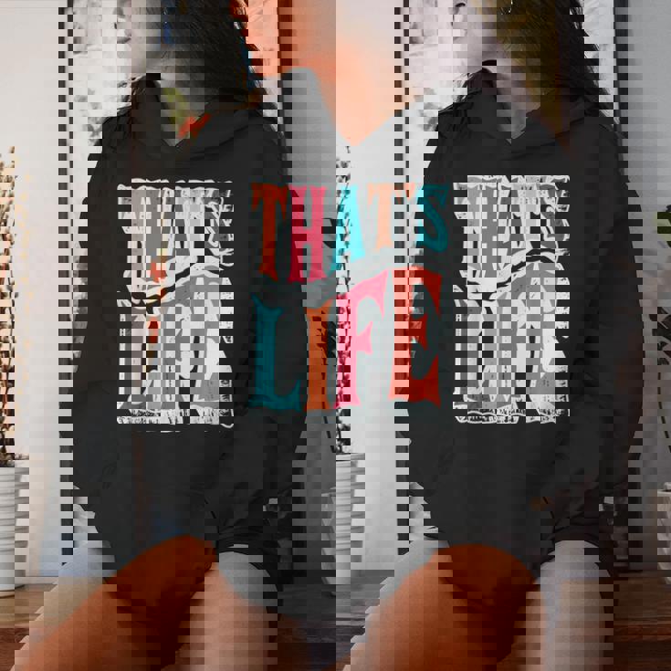 That Is Life Retro Groovyintage レディースパーカー 彼女への贈り物