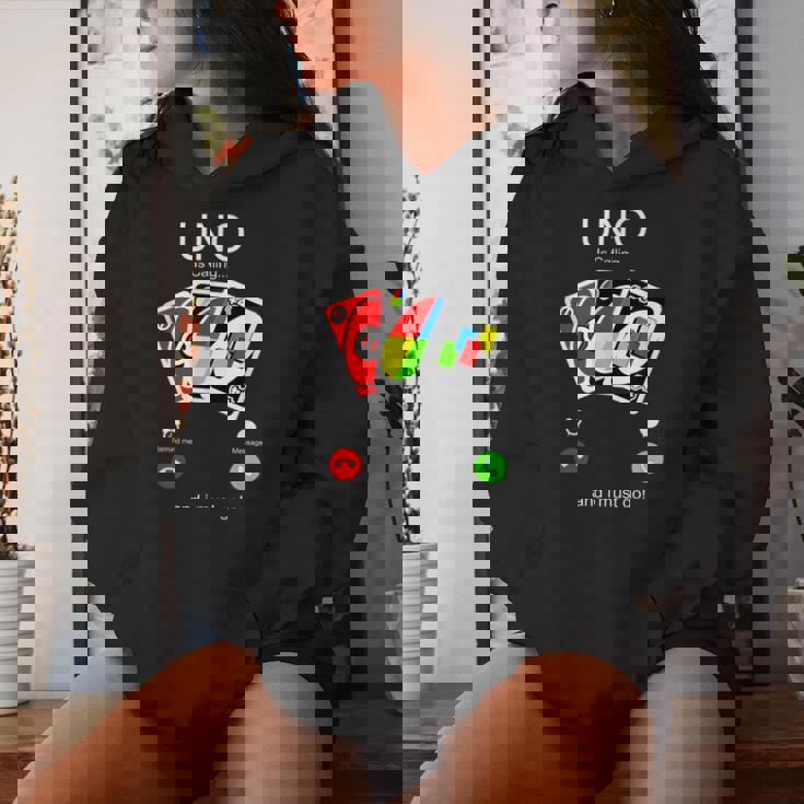 Uno Calls And I Must Be For Children レディースパーカー 彼女への贈り物