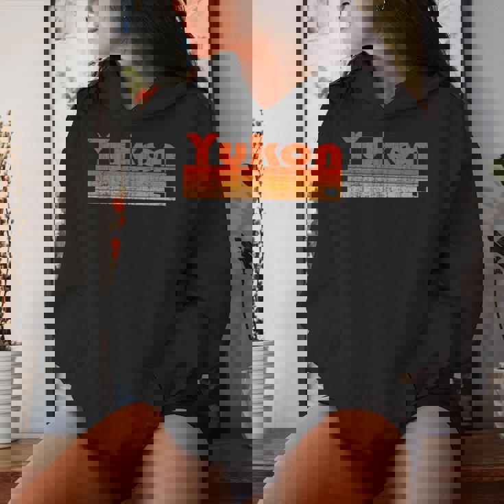 Yukon Oklahoma Estilo Retro De Los Años 80 Sudadera con capucha para mujer Regalos para ella