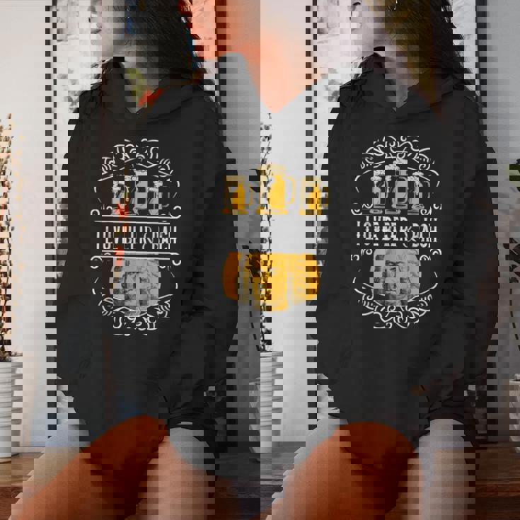 オクトーバーフェスト I Love Beer Bier & German クラシックミュージック レディースパーカー 彼女への贈り物