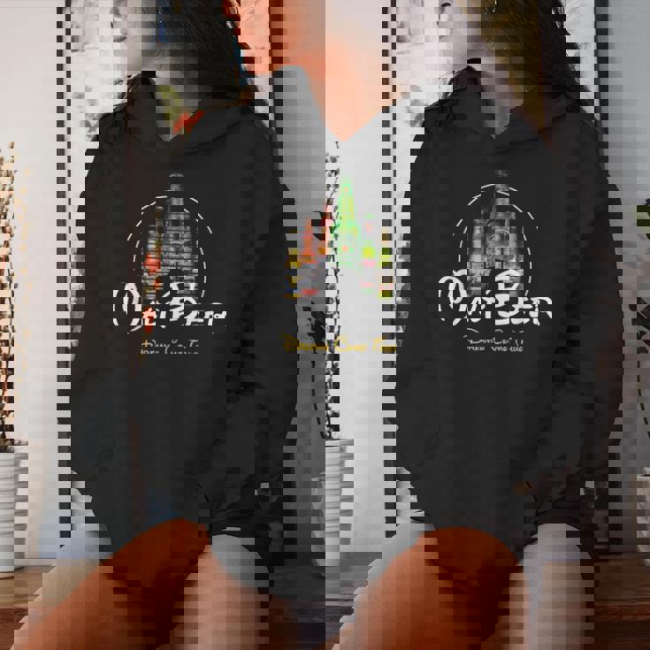 モルトビール、 Malt Beer Dreams Come True 面白いビールパロディー レディースパーカー 彼女への贈り物