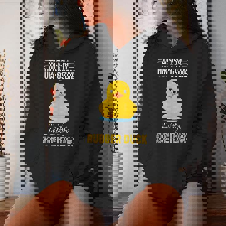 ラバーダックシャツ I'm Really A Rubber Duck レディースパーカー 彼女への贈り物