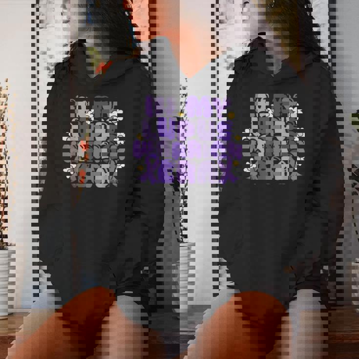 ループス・アウェアネス Lupus Warrior Era Wear Purple Ribbon Groovy レディースパーカー 彼女への贈り物