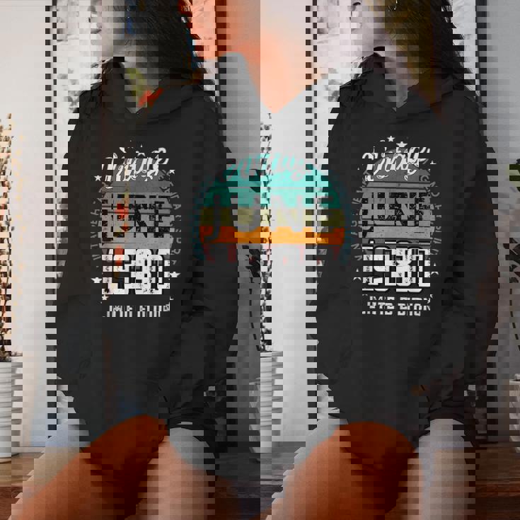 レトロ 45歳 ヴィンテージ 1980年6月 45歳の誕生日 男性 女性 レディースパーカー 彼女への贈り物