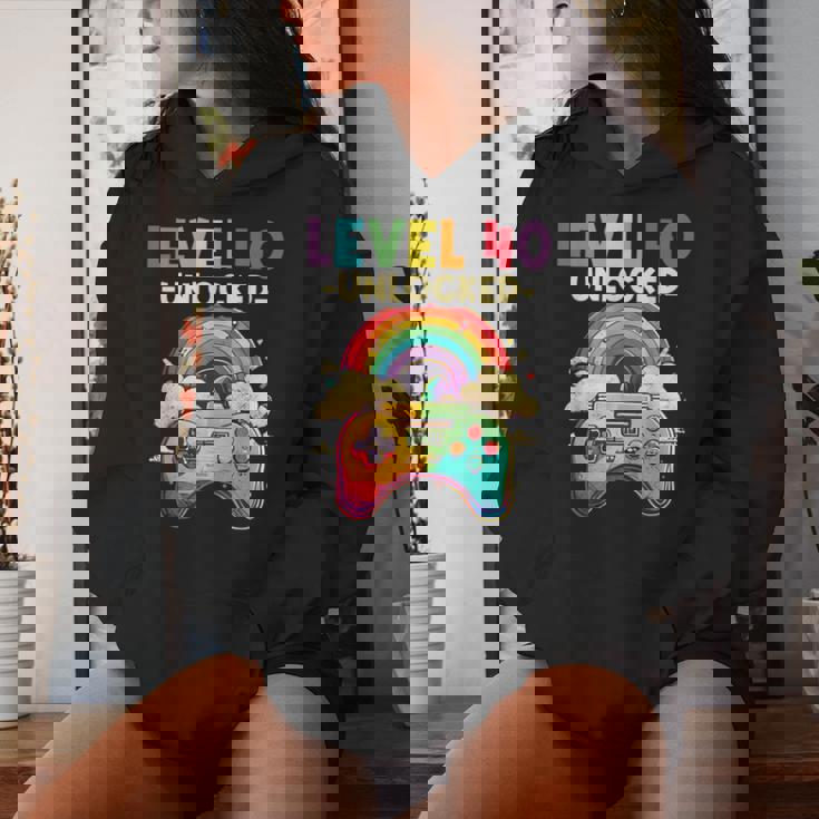 レベル 40歳 男性 女性 ゲーム 40代 40歳 誕生日 レディースパーカー 彼女への贈り物