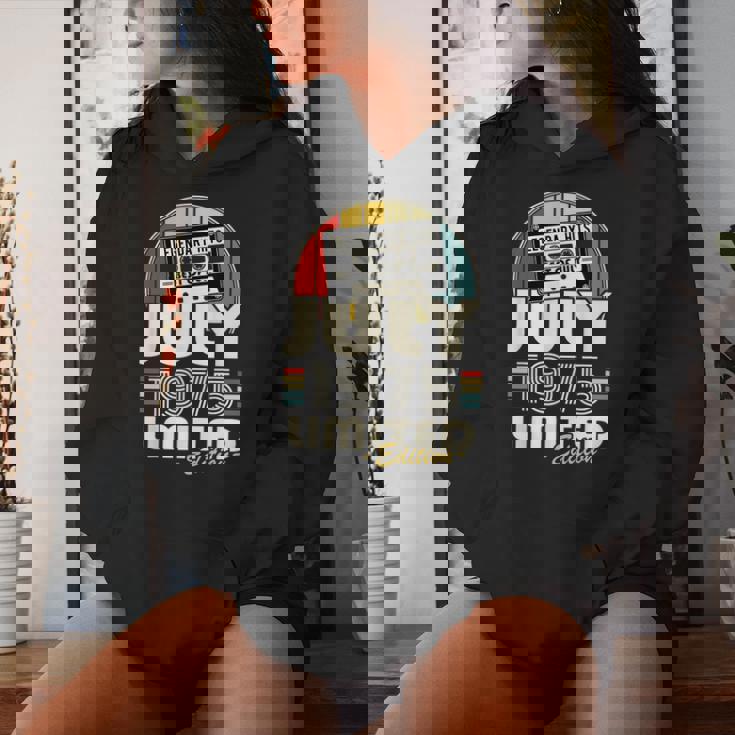 ヴィンテージ誕生日 50歳 男性 女性 1975年7月生まれ レディースパーカー 彼女への贈り物