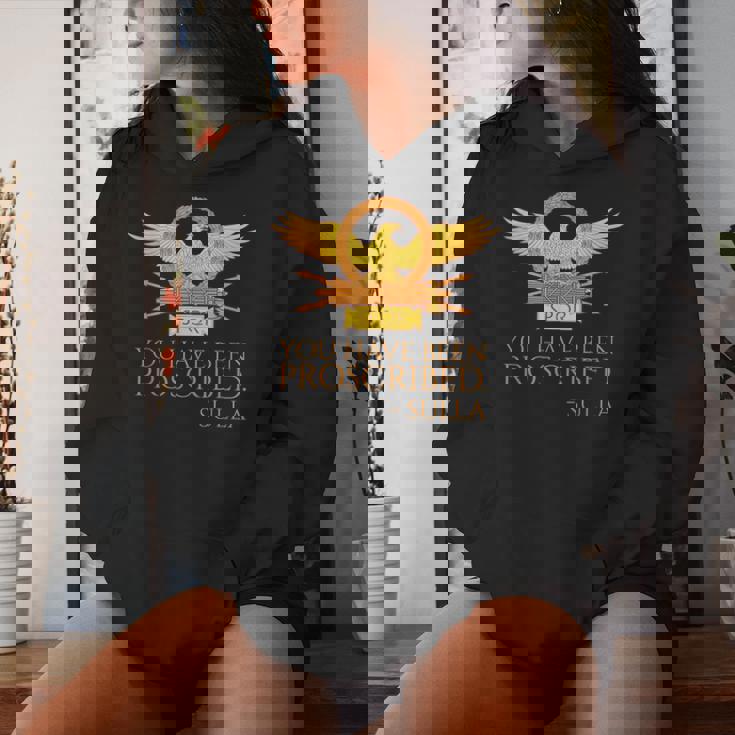 古代ローマ You Have Been Proscribed ローマの歴史pqr レディースパーカー 彼女への贈り物