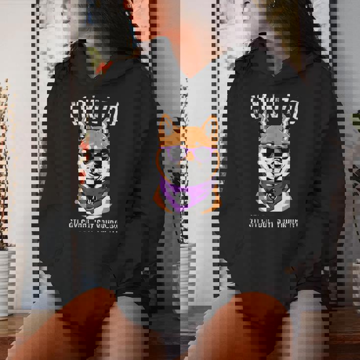 古希祝い 犬 柴犬 サングラス 父 男性 女性 母 犬好き 古希 お祝い 70歳 おもしろ おもろい レディースパーカー 彼女への贈り物