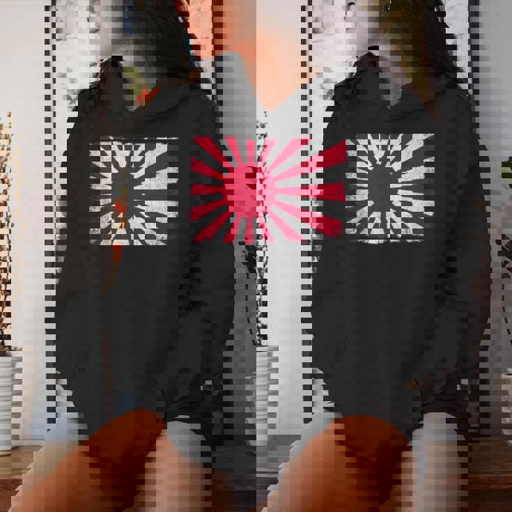 大日本帝国 男性 女性 グランジ ヴィンテージ 旭日旗 レディースパーカー 彼女への贈り物