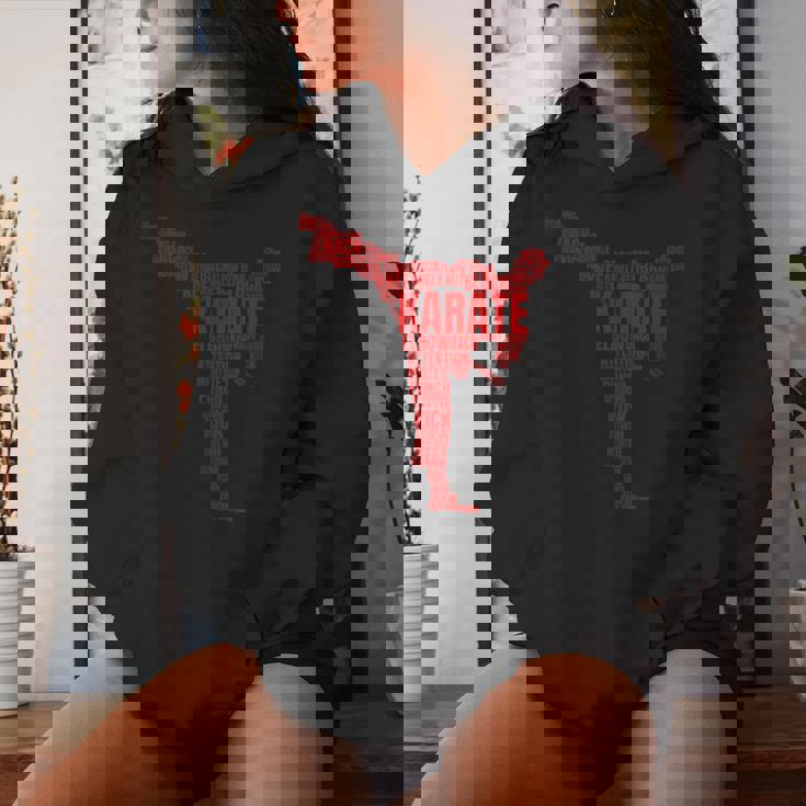 空手 言葉 雲 空手 ギフト 男の子 女の子 かっこいい 空手 レディースパーカー 彼女への贈り物