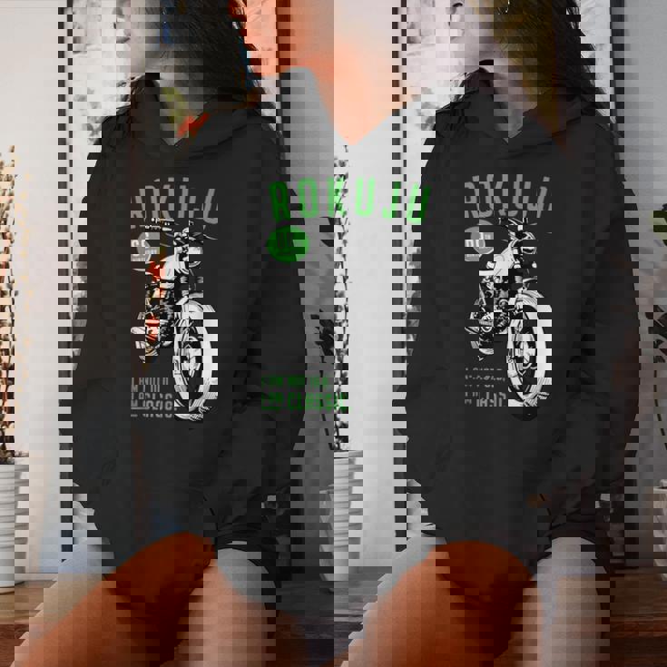 緑寿祝い バイク好き 車好き 父 男性 女性 クラシックバイク 66歳 I'm Not Old I'm Classic レディースパーカー 彼女への贈り物