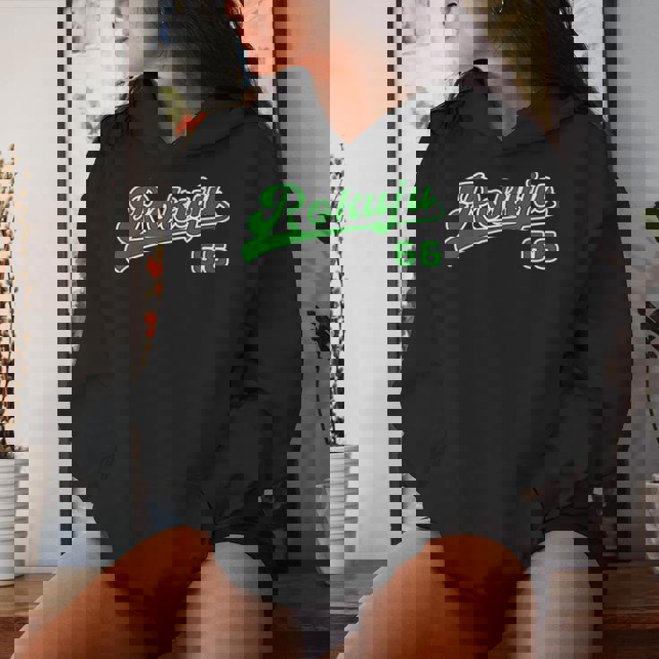 緑寿祝い 野球 野球好き 野球ユニフォーム風 Rokuju 文字 父 母 男性 女性 66歳 誕生日 レディースパーカー 彼女への贈り物