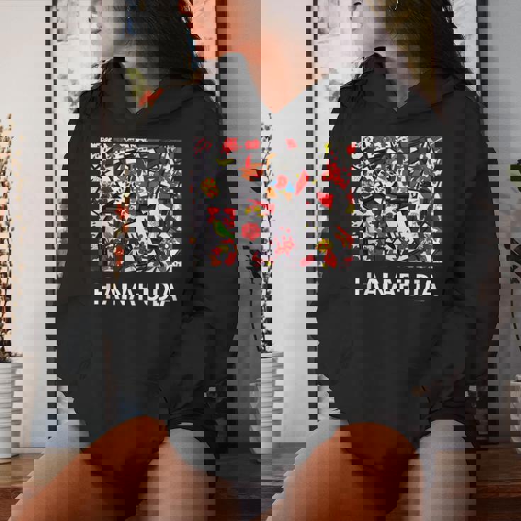 花札tシャツ 日本 カードゲーム レディースパーカー 彼女への贈り物