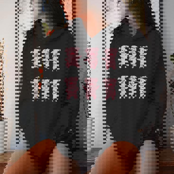 豚愛好家のための豚の贈り物女性豚シャツ女性男性子供豚 レディースパーカー 彼女への贈り物