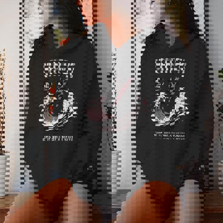 還暦祝い サーフィン 波 海好き 父 男性 女性 60歳 Time Is A Wave I'm Theurfer レディースパーカー 彼女への贈り物