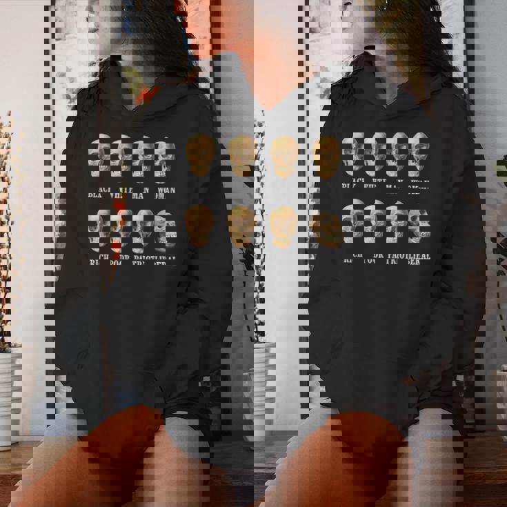 黒人白人男性女性リッチプアーパトリオットリベラル・スカル レディースパーカー 彼女への贈り物