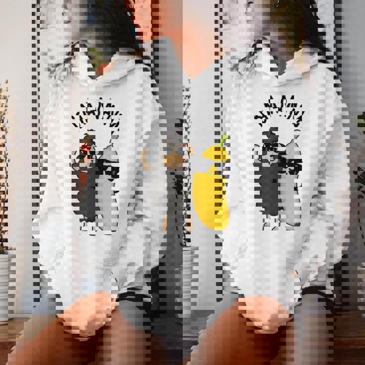 Baa-Nana おもしろバナナ羊しゃれ レディースパーカー 彼女への贈り物