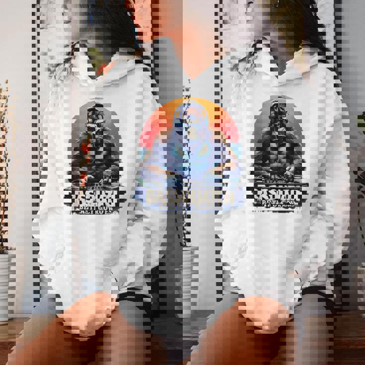 Bassquatch – Groovyasquatch Djデザイン 音楽愛好家向け レディースパーカー 彼女への贈り物