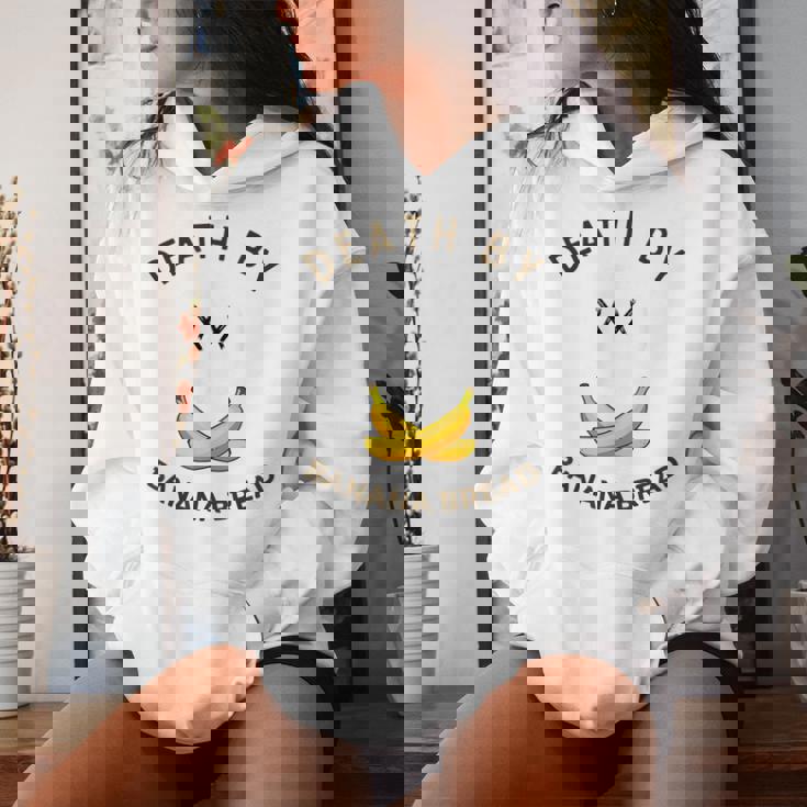 Death By Banana Bread レディースパーカー 彼女への贈り物