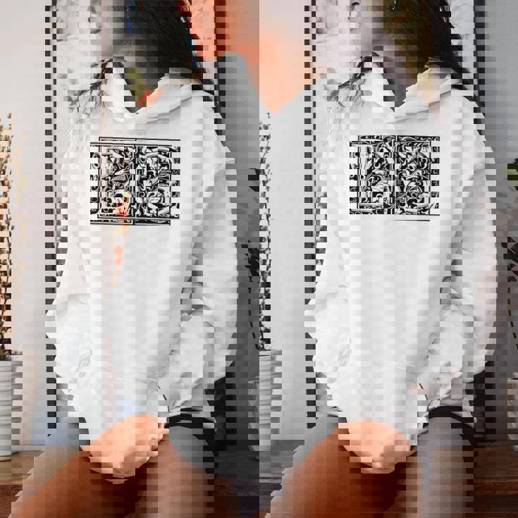 Dg Initials D G Nameurname Onomastics Onomatology レディースパーカー 彼女への贈り物