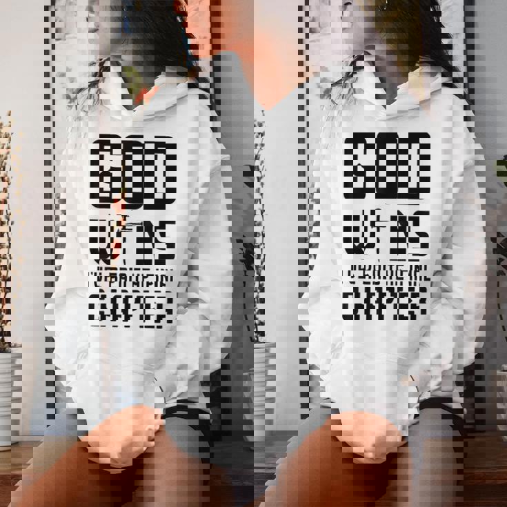 God Wins I 'Ve Read The Final Chapter Christian Faithin God レディースパーカー 彼女への贈り物