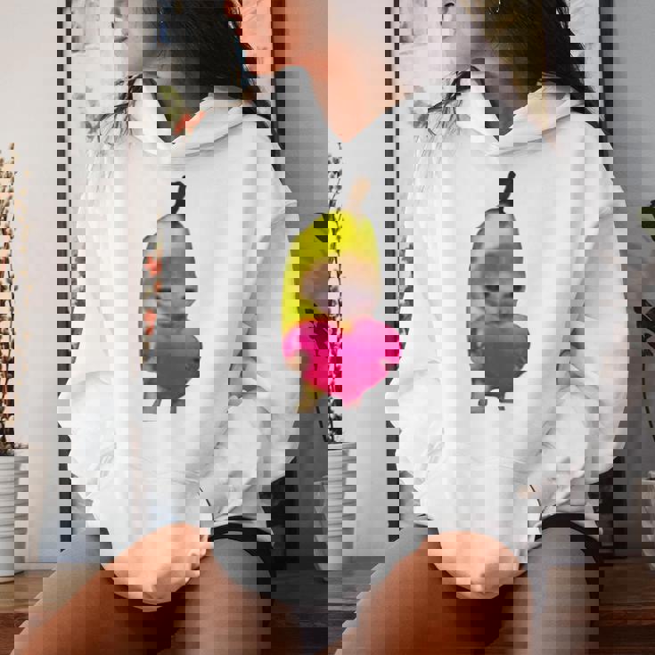 Happy Banana Cat レディースパーカー 彼女への贈り物