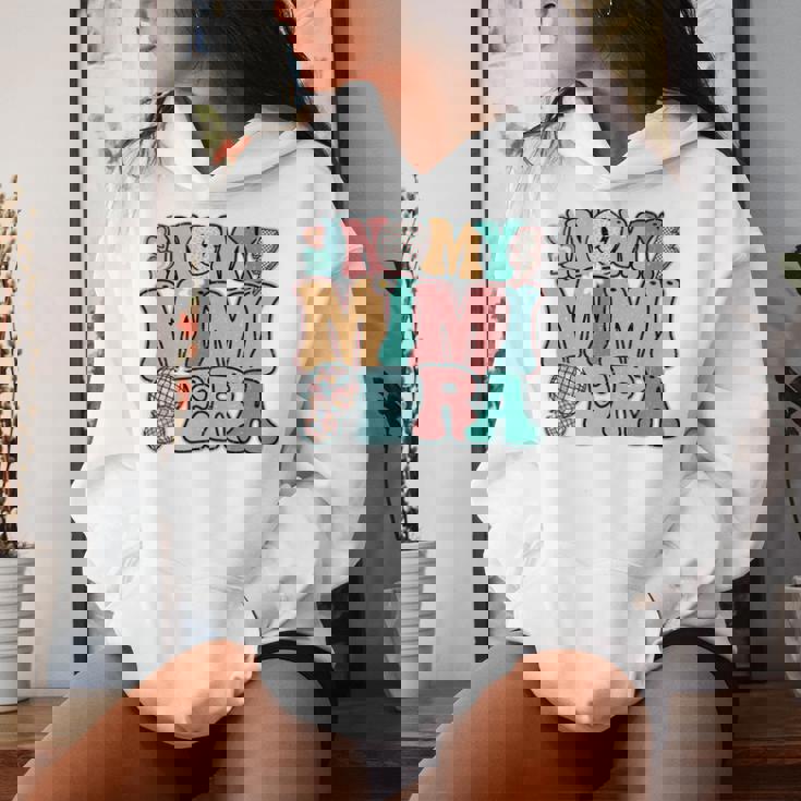 In My Mimi Era Groovy Leopardmile Face New Grandma Grandma 長袖tシャツ レディースパーカー 彼女への贈り物