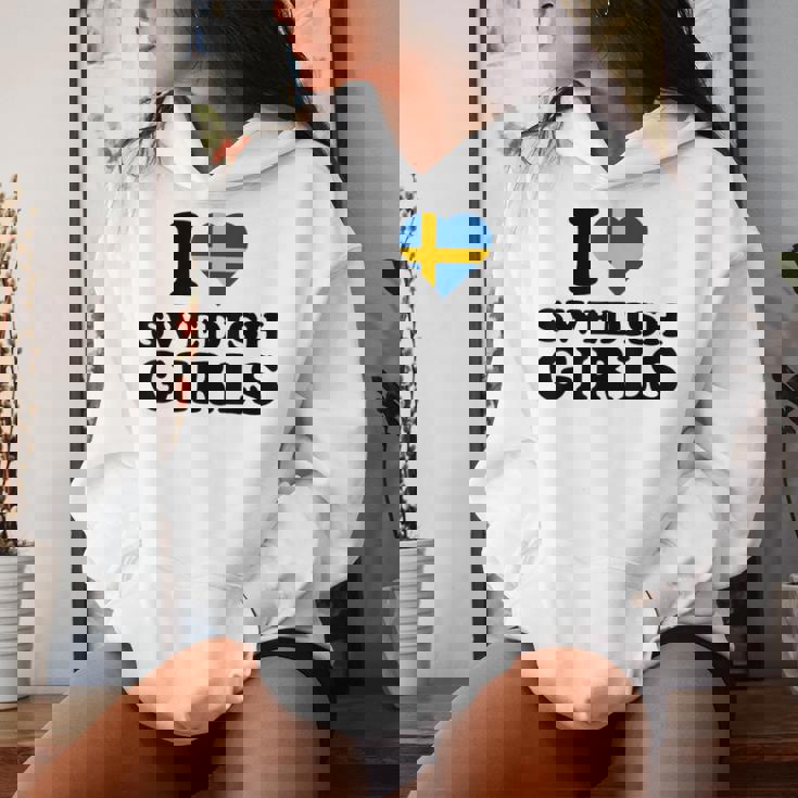 I Lovewedish Girls レディースパーカー 彼女への贈り物