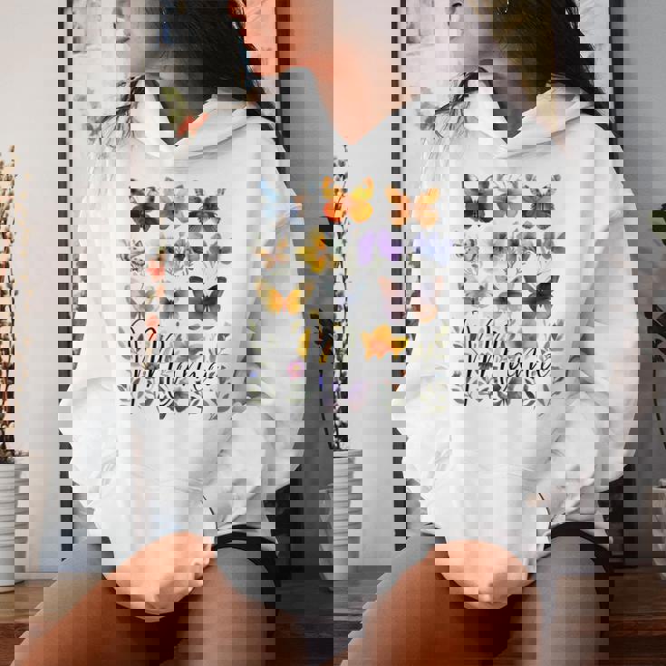 Mommy Mama バタフライ フローラル 夏 母の日 グラフィック ママ 長袖tシャツ レディースパーカー 彼女への贈り物