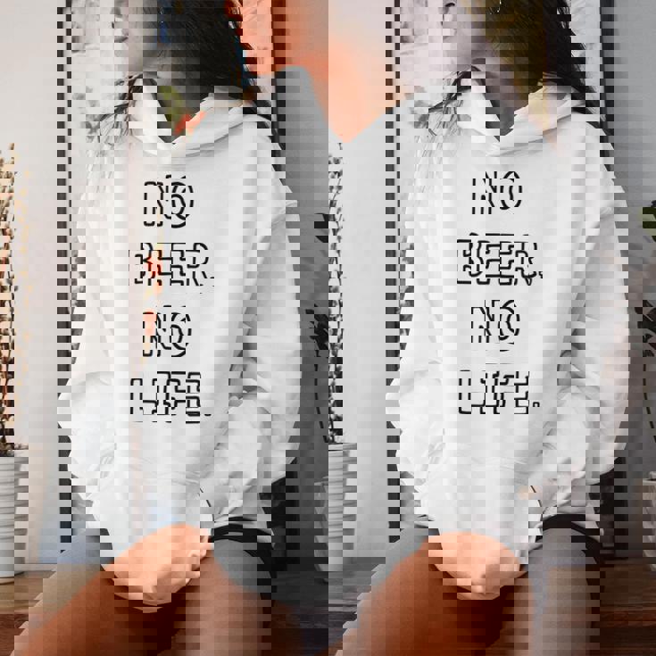 No Beer No Life ノービアーノーライフ ビール おもしろ かわいい レディースパーカー 彼女への贈り物