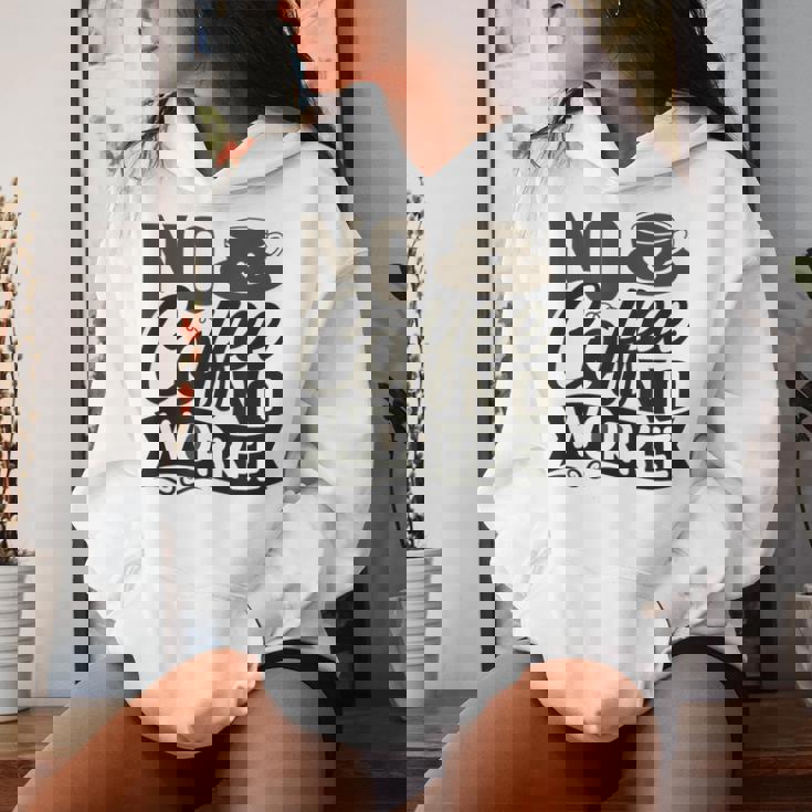 No Coffee No Workee 面白いコーヒー愛好家 レディースパーカー 彼女への贈り物