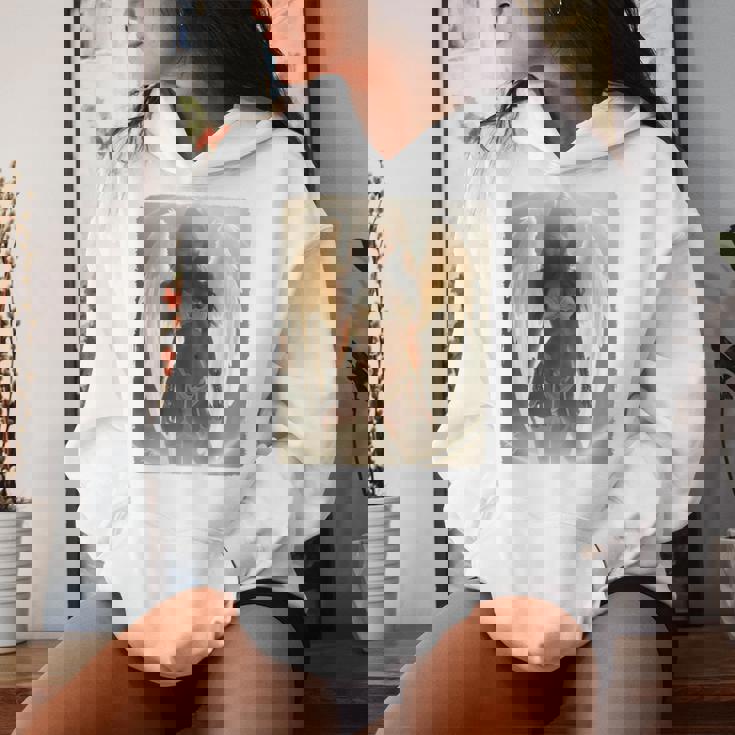 Pinup Girl 男性用 セクシーエンジェルガール 2 バックプリント レディースパーカー 彼女への贈り物