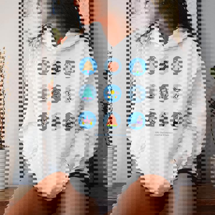 「Twin Bee」9 Circles レディースパーカー 彼女への贈り物