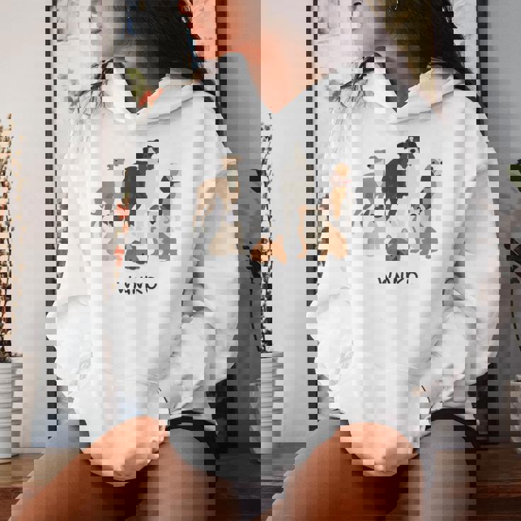 いぬ わんこ 大集合 イラスト おしゃれ シンプル かわいい 手書き 犬飼い 犬好き 女性 男性 犬柄 レディースパーカー 彼女への贈り物