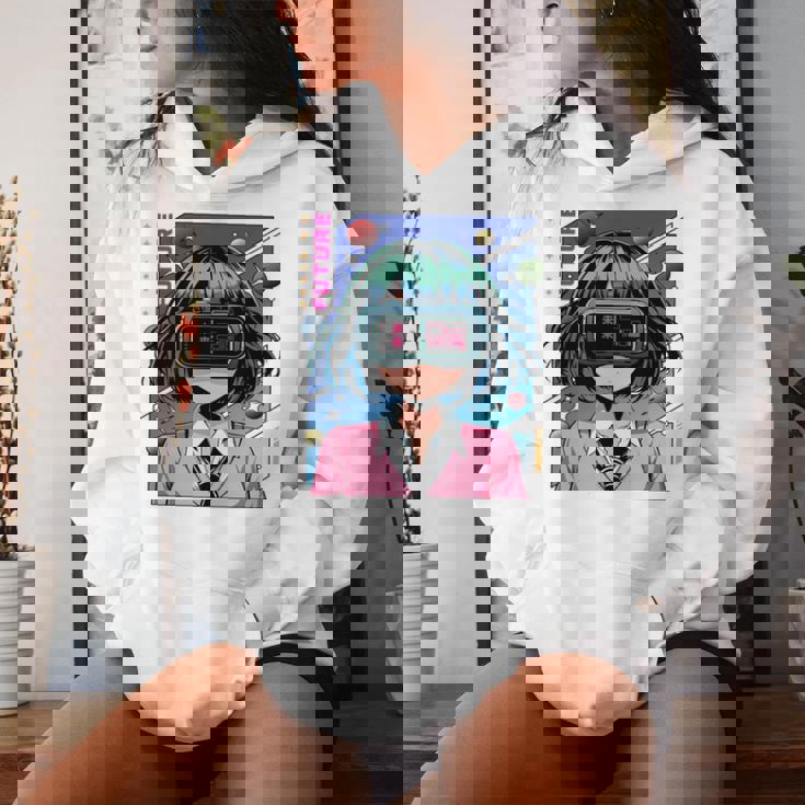 かわいいアニメの女の子 長袖tシャツ レディースパーカー 彼女への贈り物