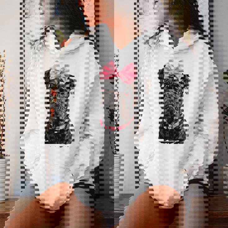 コケット ボウケーン コルソ 犬 ママ ピンクリボン 女の子 レディースパーカー 彼女への贈り物