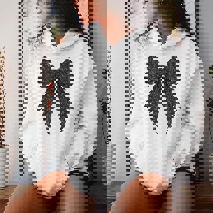 コケット リボン ブラック グレー チーター ヒョウ柄 女の子 ママ レディースパーカー 彼女への贈り物