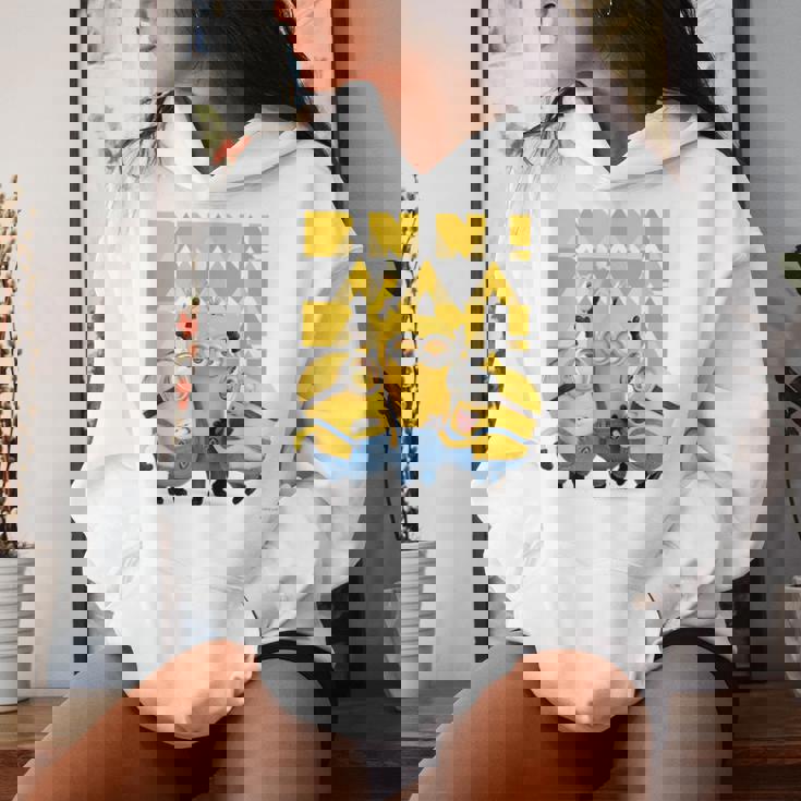 ミニオン Banana×4 レディースパーカー 彼女への贈り物