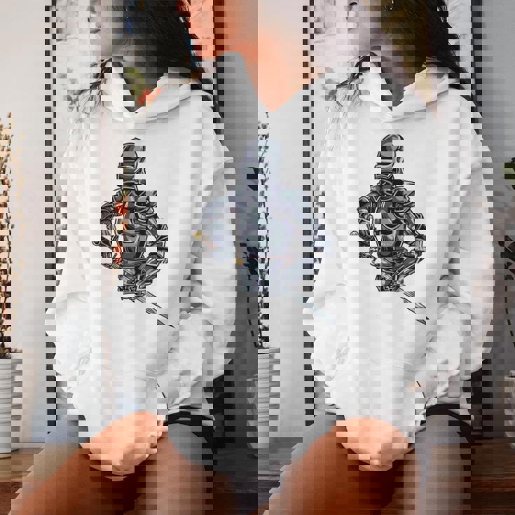 中世の兵士 騎士 戦士 ギフト 男性 女性 子供 男の子 レディースパーカー 彼女への贈り物