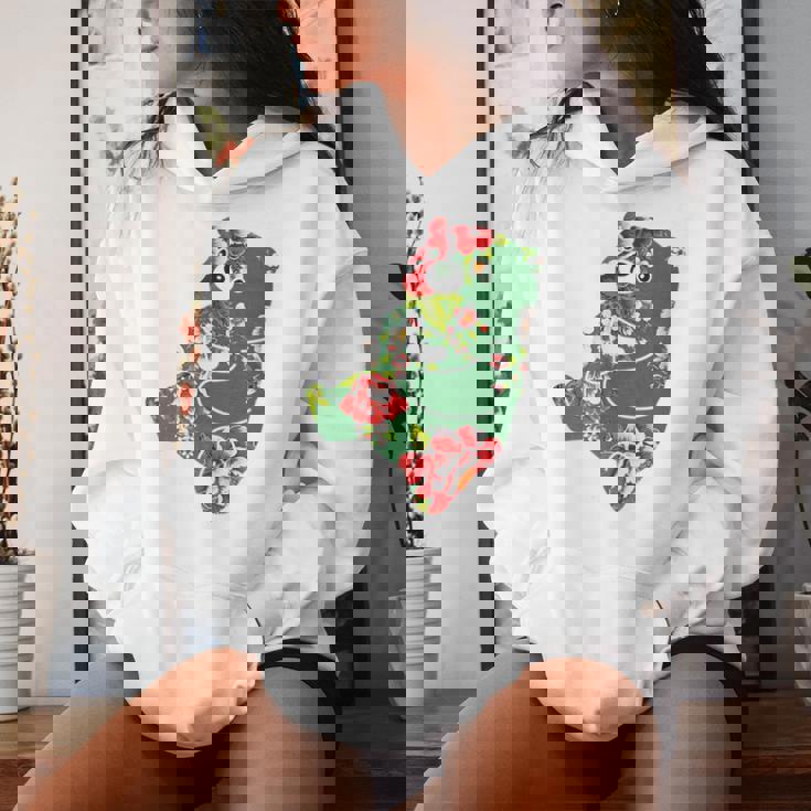 台湾花布柄 くまちゃん 熊 緑 みどり グリーン 客家花布 台湾花布 台湾雑貨 台湾 台湾風 かわいい お洒落 レディースパーカー 彼女への贈り物